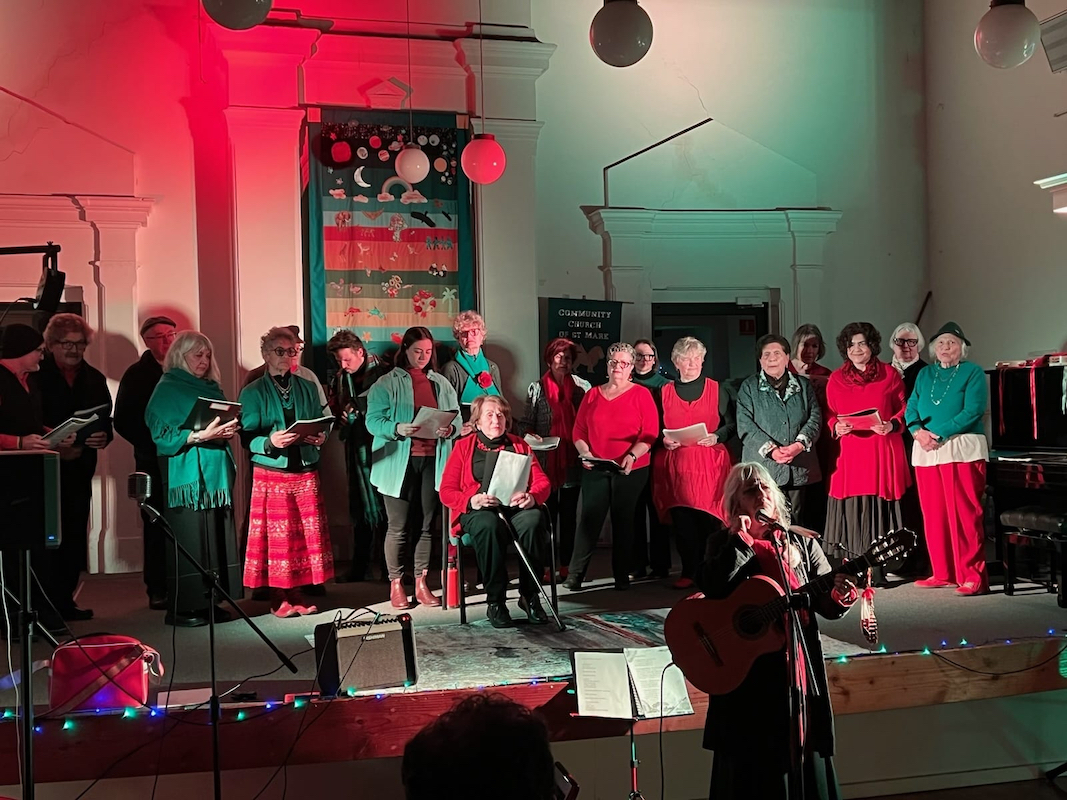 Kavisha Mazzella performing and sharing music